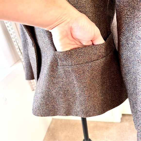 LINDA ALLARD for Ellen Tracy 100% Wool Single Button Blazer—SZ. 4 - Picture 4 of 16